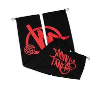 Minus Two Pantalon cargo Y2K, unisexe, style baggy, style hip-hop 2024, pantalon Harajuku en denim, coupe droite, à jambes larges, rouge, L