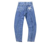 Minus Twos Cargo Baggy Jeans Hommes, Jean Baggy Y2k Style Hip-Hop Combat Streewear Vintage Lâche Pantalon Homme Jeans Décontracté De Loisirs Parfait pour L'école Les Courses De Rue