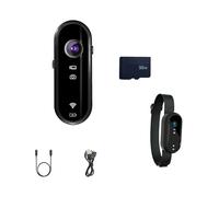 Minuscule caméra d'action 720p avec boîtier étanche 1080p vidéo saisie 2 heures d'enregistrement continu 5 modes de tir compact outil de photographie de voyage erreur de temps ensemble caméra de sport