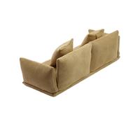 Minuscule canapé fait à la main pour maisons de poupées, causeuse en bois pour scènes réalistes de chambre à coucher, accessoires de maison de poupée, canapé