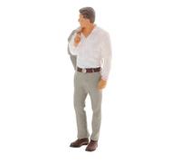 Minuscule échelle Diorama peinte figurine homme avec costumes personnages Building Accs Style 1