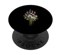 Minuscule Fleur Sauvage Floral Minimal Nature Botanique PopSockets PopGrip Adhésif