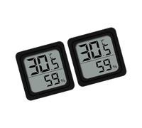 Minuscule transportable pour observer la température et l'humidité - Écran LCD de haute précision - Transducteur avec joli symbole - Longue durée de vie de la batterie - Petit hygromètre numérique