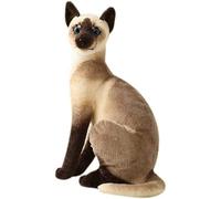 MINUSE Peluche Chat Realiste,Simulation Chats Mignon,Photographie Accessoire Réaliste Couchage Chat, Chat Endormi Enfants Jouet en Peluche,Faux Félin Chaton, Ornements de Maison Décoration (B, 35cm)