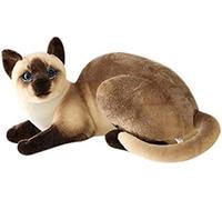 MINUSE Peluche Chat Réaliste - Simulation Mignon, Accessoire de Photographie, Jouet en Peluche pour Enfants - Faux Félin Chaton Endormi, Ornement de Maison (B, 30cm)