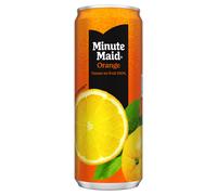 Minute Maid Jus d?orange 100% pur jus ? Canettes slim 33 cl - Lot de 24