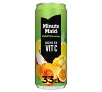 Minute Maid Multi Vitamines C - Riche en VIT C - Canette slim 33 cl - Lot de 24