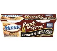 Minute Ready to Serve Brown & Wild Rice 2 - 4.4 Oz Cups (Pack of 4)