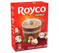 Royco Minute Soup Crème de champignons – Lot de 4 x 60 g