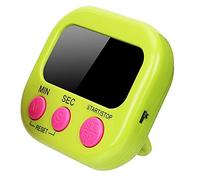 minuterie, 1 Support magnétique avec Alarme et Compte à rebours, Mini écran LCD Grands Chiffres, Son Puissant, idéal for la Cuisine, pâtisserie Les Jeux Sportifs(Vert)