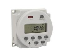 Minuterie à Affichage Numérique Programmable 7 Jours, Petit Type 1S ~ 168h 5VA, Petit Type 7 (5 V CC)