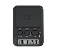 Minuterie à écran LCD visible avec réglage de 199 heures et mode 12 à 24 heures Minuterie électronique pour diverses applications Horloge électronique