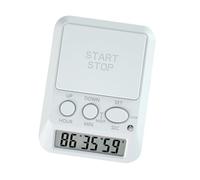 Minuterie à écran LCD visible avec réglage de 199 heures et mode 12 à 24 heures Minuterie électronique pour diverses applications Horloge électronique