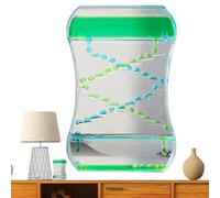 Minuterie À Mouvement Liquide,Sablier À Huile Apaisant | Jouets D'éveil Sensoriel Et Visuel À Bulles | pour Adultes, Bureau, Salle De Classe, Apaisement, École, Chambre, Maison, Décoration