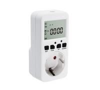 Minuterie avec interrupteur crépusculaire pour prise Schuko 230V 50Hz max. 16A