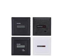 Minuterie compteur carré numérique 0-99999.9 compteur horaire jauge 0.3W AC220-240V / 50Hz(LCD 12-36V)