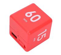 Minuterie cube en plastique avec capteur de gravité, minuterie à bascule, horloge d'entraînement, compte à rebours pour la gestion du temps dans la cuisine, l'étude, la salle de