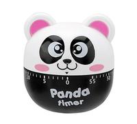 Minuterie Cuisine Panda Dessin Anim¨¦ M¨¦canique 1-55 Min sans Piles pour Cuisson Pr¨¦sentoir pour Enfants Adultes Cuisines Maison Anniversaire Mariage No?l