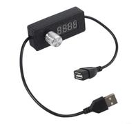 Minuterie d'arrêt USB automatique, compte à rebours 24h avec réglage du bouton et écran numérique, contrôleur compact noir