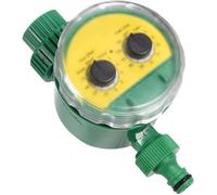 Minuterie d'arrosage électronique - KIMISS - Contrôleur multi-fonction - Vert - 16 programmes d'arrosage