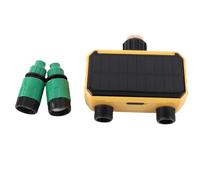 Minuterie d'arrosage Intelligente PolyGen avec Panneau Solaire et Chargement de Type C pour Plantes de Jardin, système d'arrosage Automatique avec Double Sortie et Filtre d'entrée