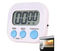 Minuterie de cuisine numérique,minuterie de cuisine numérique, Petit compte à rebours numérique avec dos magnétique, Minuterie portable avec support, minuteries de salle de classe pour enseignants, et