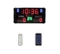 Minuterie de Gymnastique, Affichage de Tableau de Bord LED sans Fil, Table, Compteur de Futsal, Basket-Ball, électrique, 7 Segments(Suit E)
