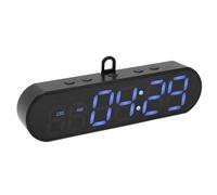 Minuterie de Gymnastique Portable, Horloge D'entraînement Magnétique Rechargeable par USB, Chronomètre D'intervalle à Grand Affichage avec Sonnerie, Minuterie de Boxe HIIT Tabata