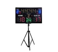 Minuterie de Gymnastique, Tableau de Bord d'affichage de Basket-Ball de Tennis sans Fil de Dessus de Table électronique portatif de Basket-Ball alimenté par Batterie d'intérieur(Suit B)