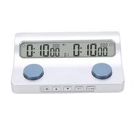 Minuterie de Jeu de société Professionnelle avec Alerte silencieuse Double Mode, Compte à rebours avec écran HD, synchronisation maximale de 9 Heures avec délai Byoyomi Fischer