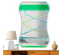 Minuterie de Mouvement Liquide Acrylique - 9 x 3,5 x 14 cm, barboteur d'huile en, minuterie de Bureau colorée, soulagement du Stress et Pleine Conscience | Jouet sensoriel Parfait pour Adultes