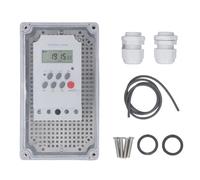 Minuterie de Pompe Programmable, Contrôleur Numérique Extérieur 7 Jours, étanche avec 28 Opérations Marche/arrêt, pour Pompe de Piscine, Chauffe-Eau (DC 12V)