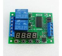 Minuterie de relais retard multifonction IO22A02 DC 12V 2CH, interrupteur temporisé for moteur PLC LED