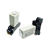 Minuterie de retard H3Y-2, 12V DC, AC 220V, 0-30 secondes, minute 0-60s min, 220VAC, avec prise de Base(12V DC,0-30 Seconds)