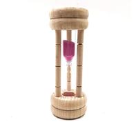 Minuterie de Sable 3 Minutes Sherblass Wooden Ogg Timer Clock Timer Décoration intérieure, Couleur aléatoire, minuterie de Sable
