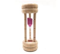 Minuterie de Sable 3 Minutes Sherblass Wooden Ogg Timer Clomer Timer Timer Décoration intérieure, Couleur aléatoire, minuteur de sablier