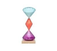 Minuterie de sable, minuterie de cuisine, horloge de sable, minuterie de sablier en verre coloré, décoration de sable créative, petits ornements, cadeau, for jeux, salle de classe, décoration de burea