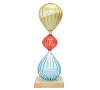 Minuterie de sable, minuterie de cuisine, horloge de sable, minuterie de sablier en verre coloré, décoration de sable créative, petits ornements, cadeau, for jeux, salle de classe, décoration de burea