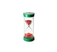 Minuterie de sable, minuteries de sablier colorées et à la mode, minuterie de sablier, sablier en verre, minuteries de sable colorées pour, minuterie for la maison, décoration de bureau(Red,10 min)