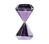 Minuterie de sablier, horloge de sable colorée, ornement de sablier, minuteries de sable colorées, colorées et tendance, for la cuisine, les jeux, la maison, la décoration de bureau(Purple,S)