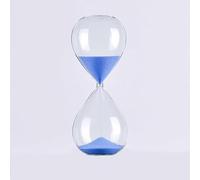 Minuterie De Sablier, Minuterie D’Oeuf, Horloge De Cuisine De Sable, Minuterie De Sablier De Couleur, Sablier en Verre, Horloge De Sable pour Jeu De Classe Décoration De Bure, Blue, 10 Min