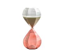 Minuterie de sablier, minuterie de cuisine, sablier en verre, sablier créatif romantique coloré en forme d'hexagone, minuterie d'horloge de sable, for salle de classe, cuisine, jeux, minuteries de déc