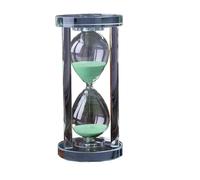 Minuterie de sablier, sablier en verre, minuteries de sable colorées pour, minuterie, verre de sable décoratif, minuterie de sablier en cristal transparent, horloge de sable, artisanat de décoration e