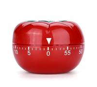 Minuterie de Tomate de Cuisine, minuterie de Cuisine mécanique de 60 Minutes Compte à rebours minuterie de Tomate pour l'apprentissage de la Cuisson des devoirs (7.2x5.5cm)