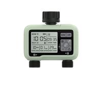 Minuterie d'eau numérique, Minuterie D'irrigation, 2 Sorties d'eau, Programme Réglable Automatique pour L'extérieur, Pièces, pour l'arrosage du Tuyau d'arrosage