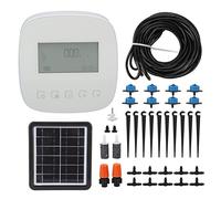 Minuterie D'eau Solaire Intelligente, Minuterie de Tuyau sans Fil à énergie Solaire, Kit D'irrigation Goutte à Goutte Automatique pour Système D'irrigation de Pelouse de Jardin Extérieur, Programmable