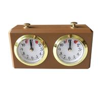 Minuterie d'échecs, Horloge d'échecs, minuterie mécanique Professionnelle avec Bouton de démarrage de synchronisation, Horloge Portable analogique 6x4x2 pour Board International