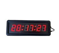 Minuterie d'horloge de gymnastique, compte à rebours simple face, affichage numérique LED, chronométrage de la parole, salle secrète dédiée Utilisation multiscénario(2PCS Button)