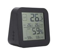 Minuterie d'Hygromètre de Thermomètre Numérique, Thermomètre d'intérieur, Hygromètre Numérique, Affichage LCD, humidité Fahrenheit, Lecture Précise pour Reptile, Humidimètre