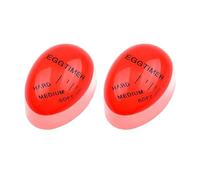 Minuterie D'oeufs Cuisine,2 PCS Egg Timer Minuteur Oeuf Cuisine à Changement de Couleur Bouillir Doux Minuterie à Oeufs pour Cuisine et la Maison Restaurant